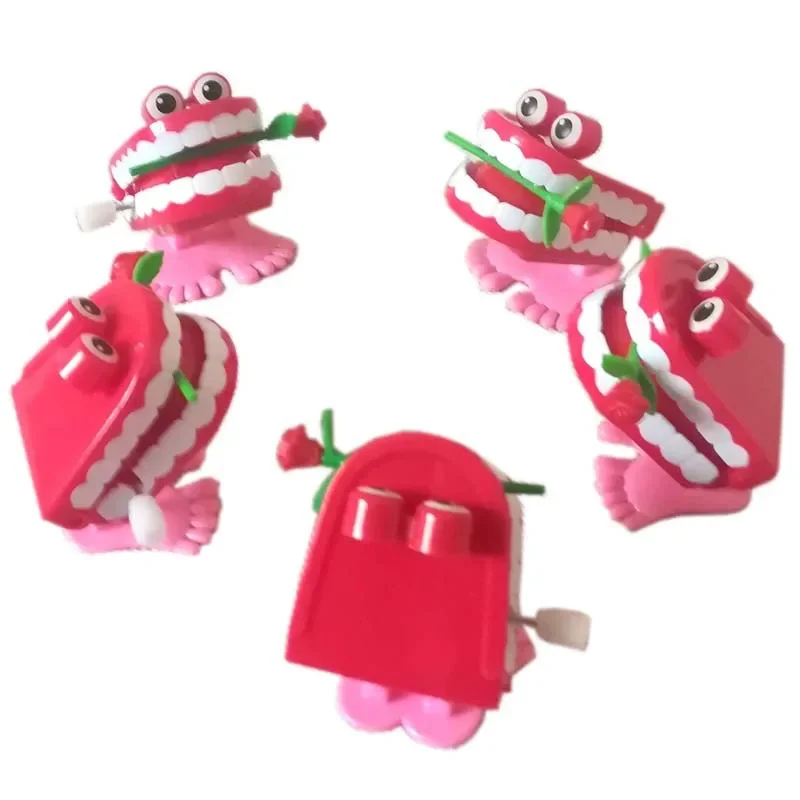 20 шт. греблящие зубы заводные ходячие игрушки с глазами шутка игрушка подарок для