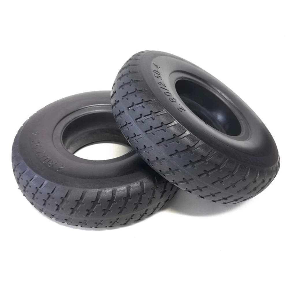 

Outdoor Tire Solid Tire 1 Pc 9 Inch Black Electric Scooter Rubber Wheelchair For Razor Scooter E300 Accessories