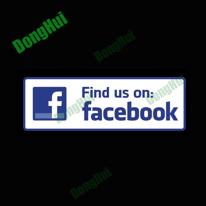 

Find Us on Facebook Plastic Sign Warning Caution Danger Sticker for Workshops Construction Sites Factories Schools PVC