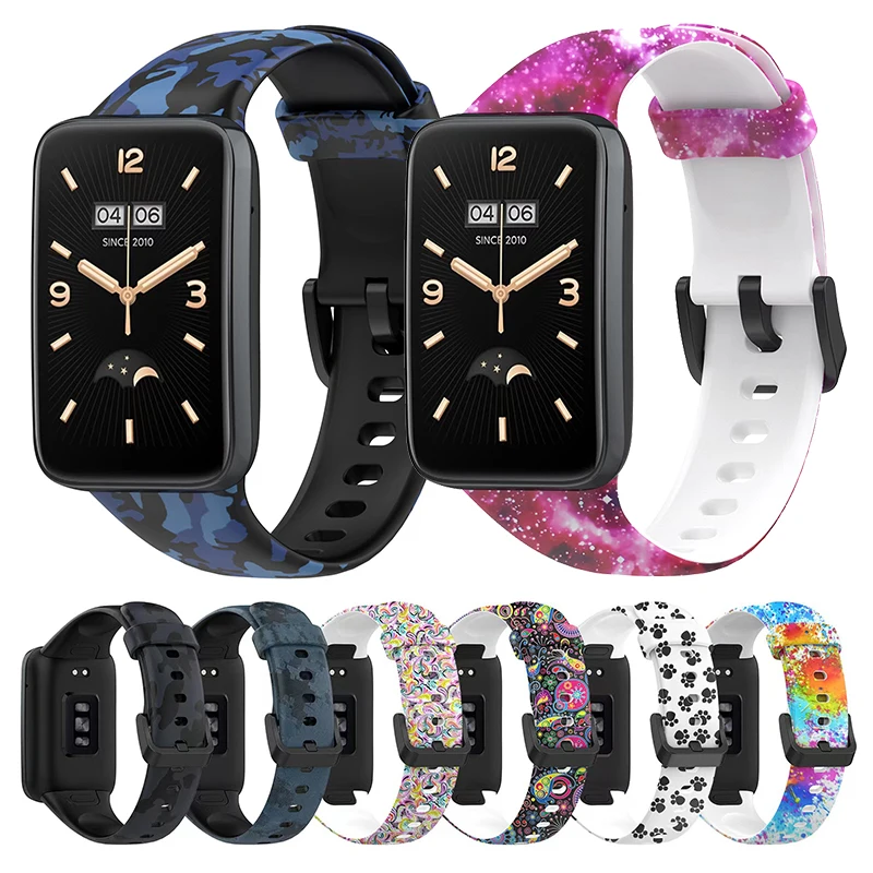 

Ремешок силиконовый для Xiaomi mi band 7 Pro, спортивный сменный смарт-браслет для Mi band 7 pro