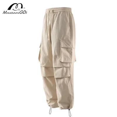 Мужские свободные брюки MAIDANGDI американская рабочая одежда уличные Походные