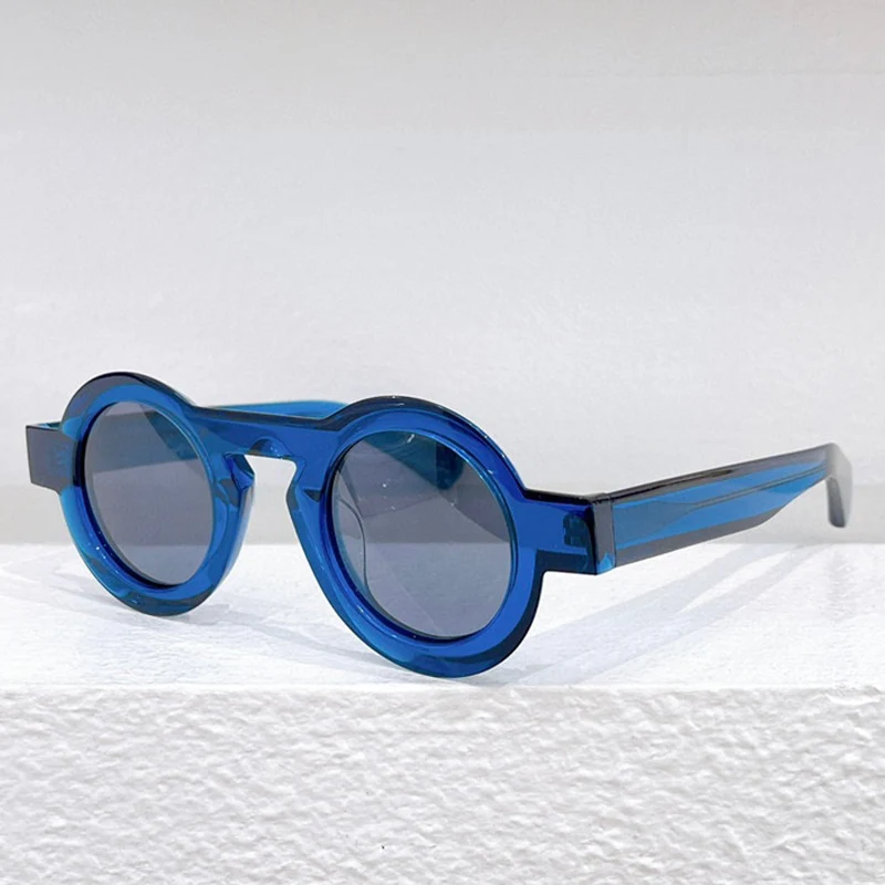 

Солнцезащитные очки в ретро-стиле UV400 для мужчин и женщин, модные роскошные дизайнерские солнечные, из ацетата ручной работы, для улицы, 2023