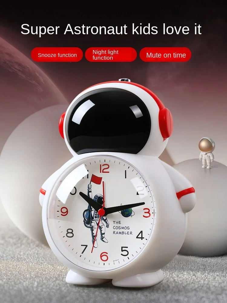 

Talking cartoon alarm clock for children, girls and students wake up with a smart alarm clock dedicated to boys