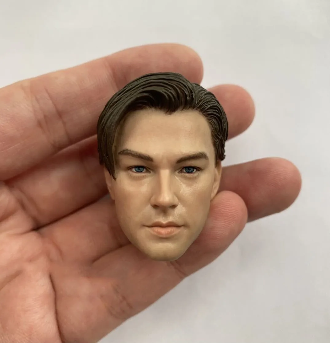 

1/6 Male Soldier American Superstar Leonardo Dicaprio Head Carving Sculpture Model Accessories Fit 12 Inch Action Figure Body