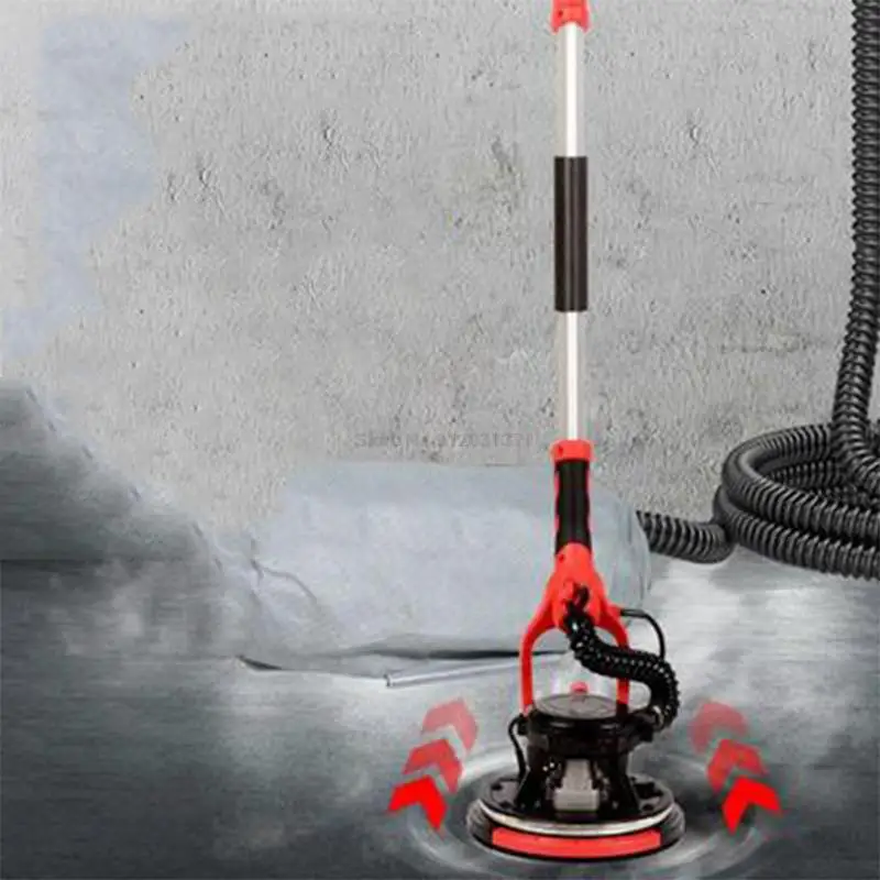 

1280 Вт, 2,2 м, телескопическая шлифовальная машина с длинным столбом, устройство для самовсасывания пыли светодиодный светильник кой, 220 В