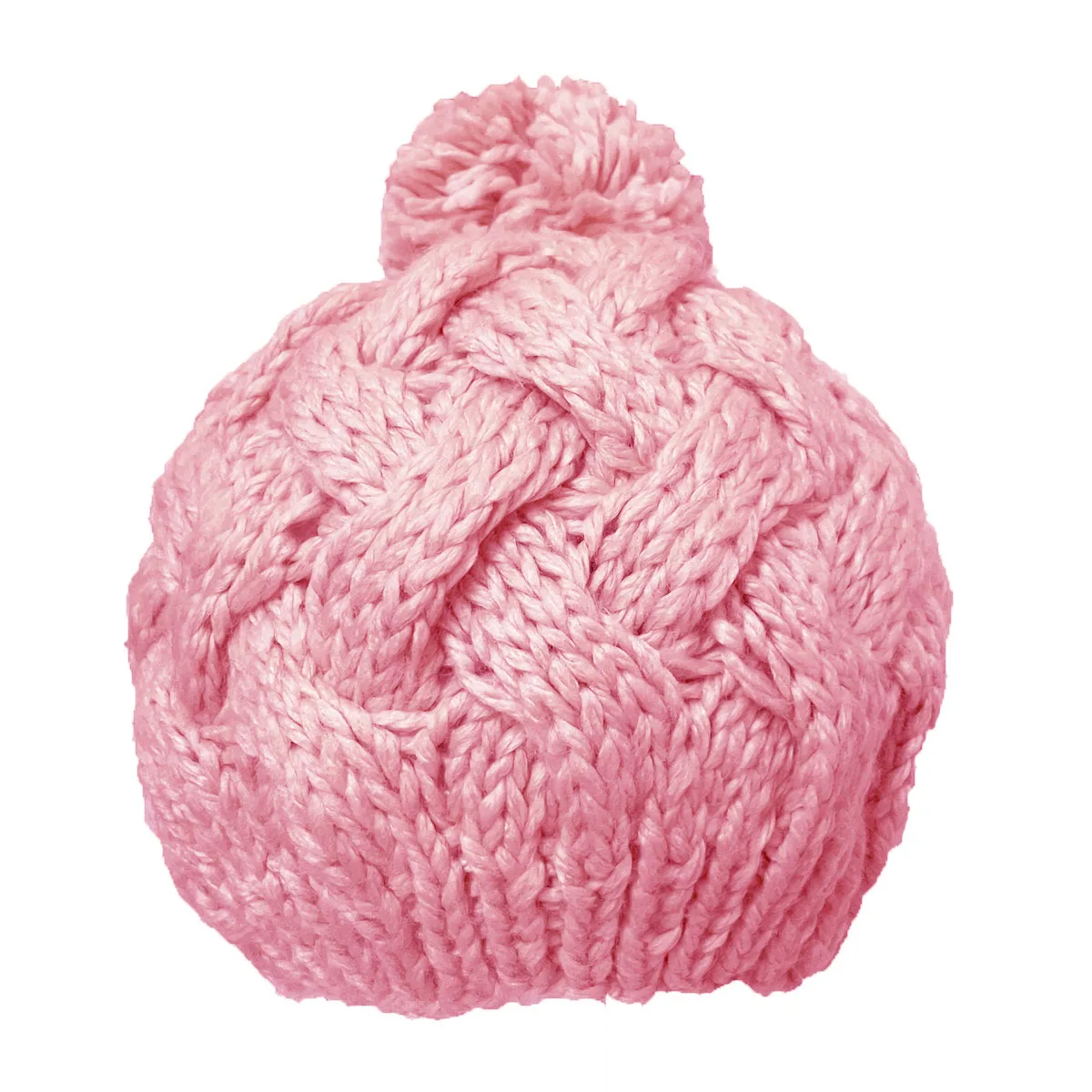 

BomHCS Unisex Warm Chunky Soft Stretch Cable Knit Beanie Cold Weather Hat Cap