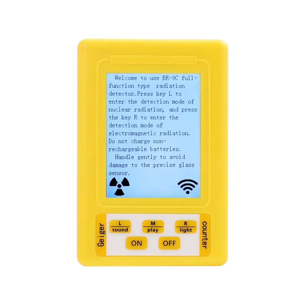 

BR-9C 2-in-1 Handheld Portable Digital Display Electromagnetic Radiation Nuclear Radiation Detector Geiger Counter Full-function