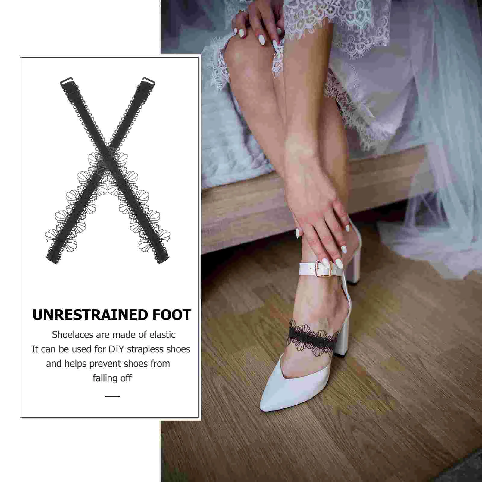 Decorative Elegant Shoe Straps High Heels Shoe Ankle Straps for High Heels