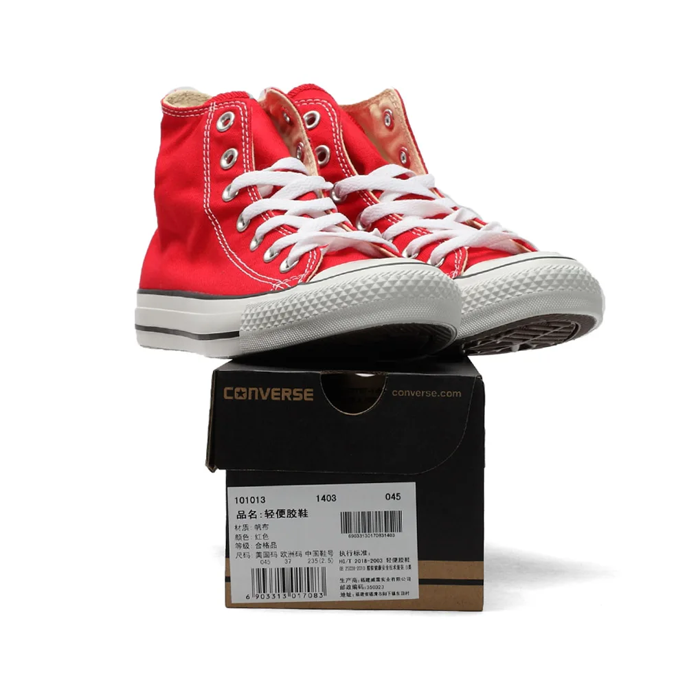 Original Converse all star shoes men and women's sneakers canvas shoes men women high classic Skateboarding Shoes 