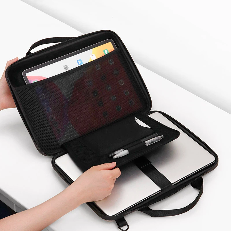 

EVA Hard Cover Briefcase Multifunction Laptop Protective Bag 13.3 Inches Computer Handbag Business Tablet Data Storage Supplies