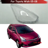 auto head light lamp case for toyota wish 2005 2006 2007 2008 glass lens shell headlamp car front headlight cover lampshade caps