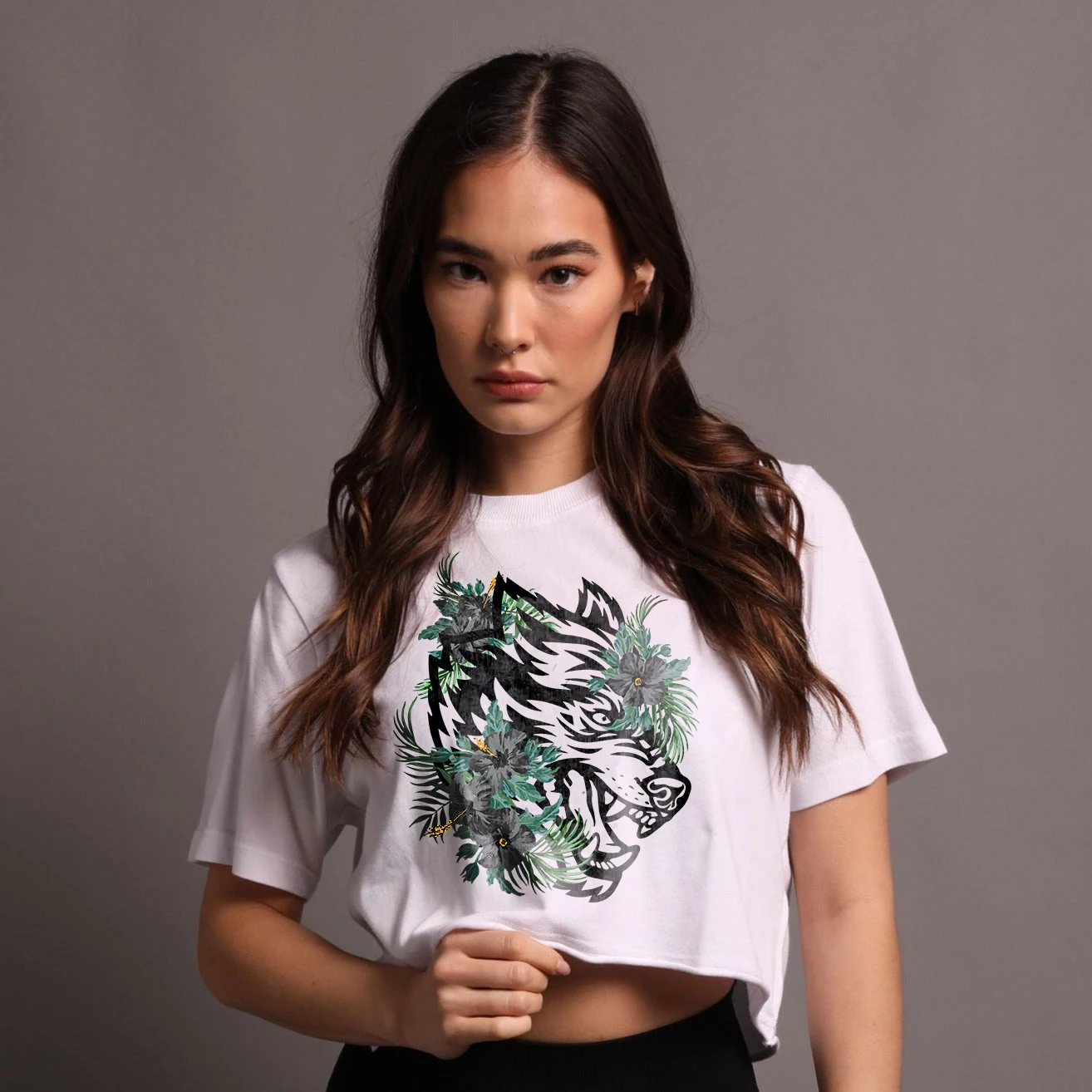 

Darc Wolf Sport Shirts Oversized Workout Gym Crop Fitness Tank Tops Women Short Sleeve Tees Fitness Tops Darc Wolves T Shirts