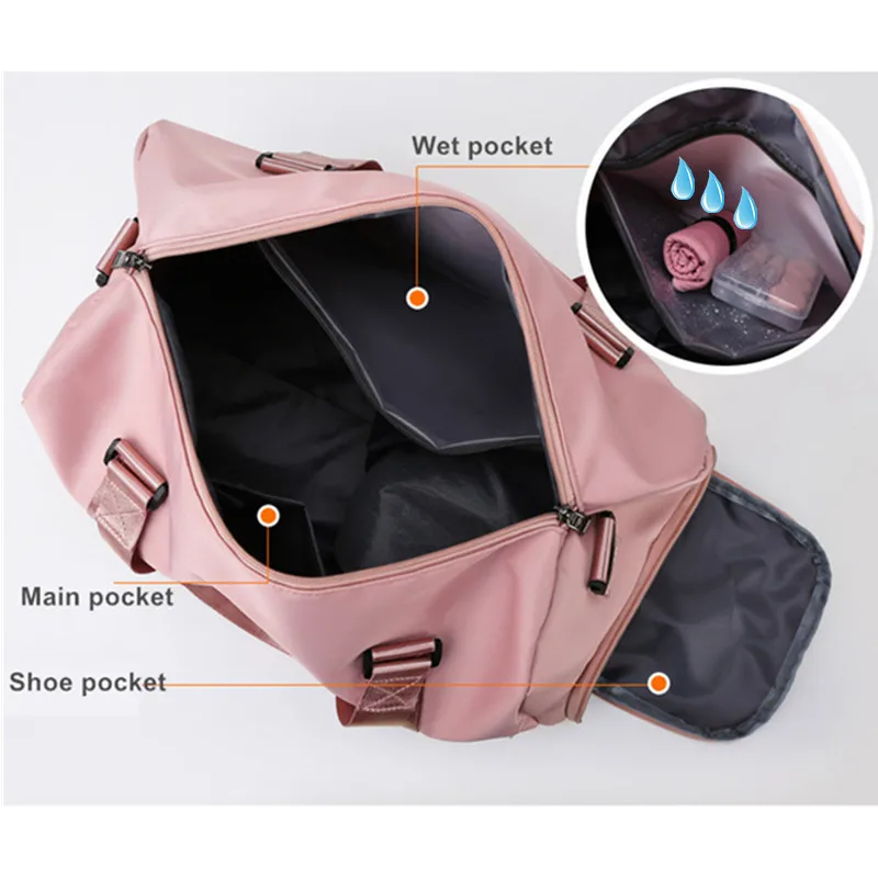 Gym Bags For Men Travel Women's Large Swimming Handbags Waterproof Fitness Luggage Suitcase Shoulder Bolsas Yoga Sports Female