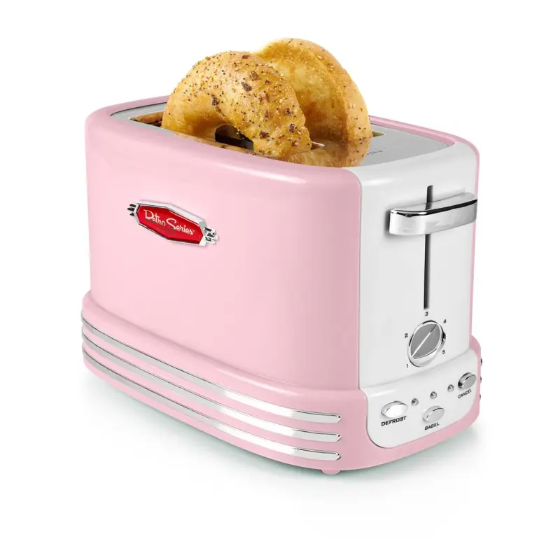 

RTOS200PK Retro 2-Slice Bagel Toaster, Pink