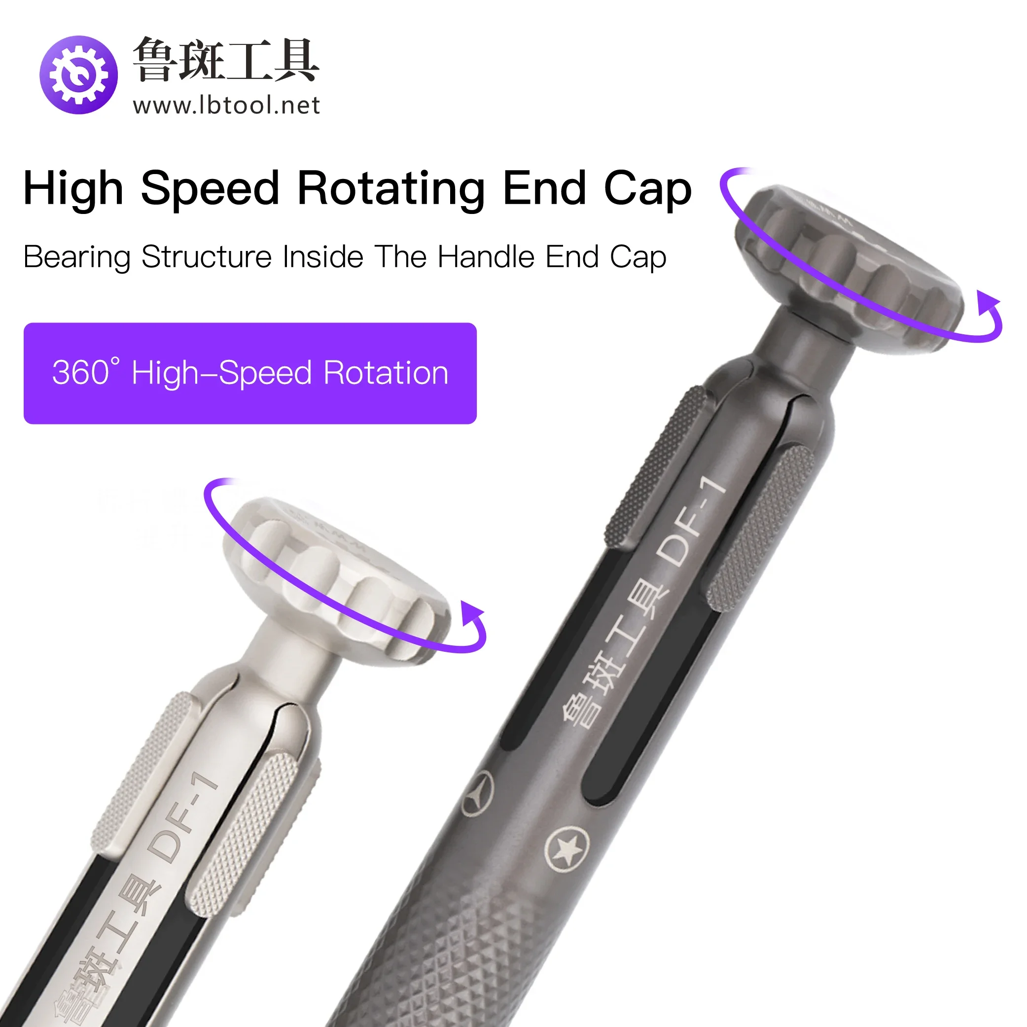 Многофункциональная Отвертка Luban DF-1 Dongfeng 4-в-1 С Магнитным Наконечником Для