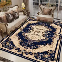 LUOLAL European-style Classical Living Room Rug Home Carpet Bedroom Bedside  Office Home Carpet Full Of Household Floor Mats