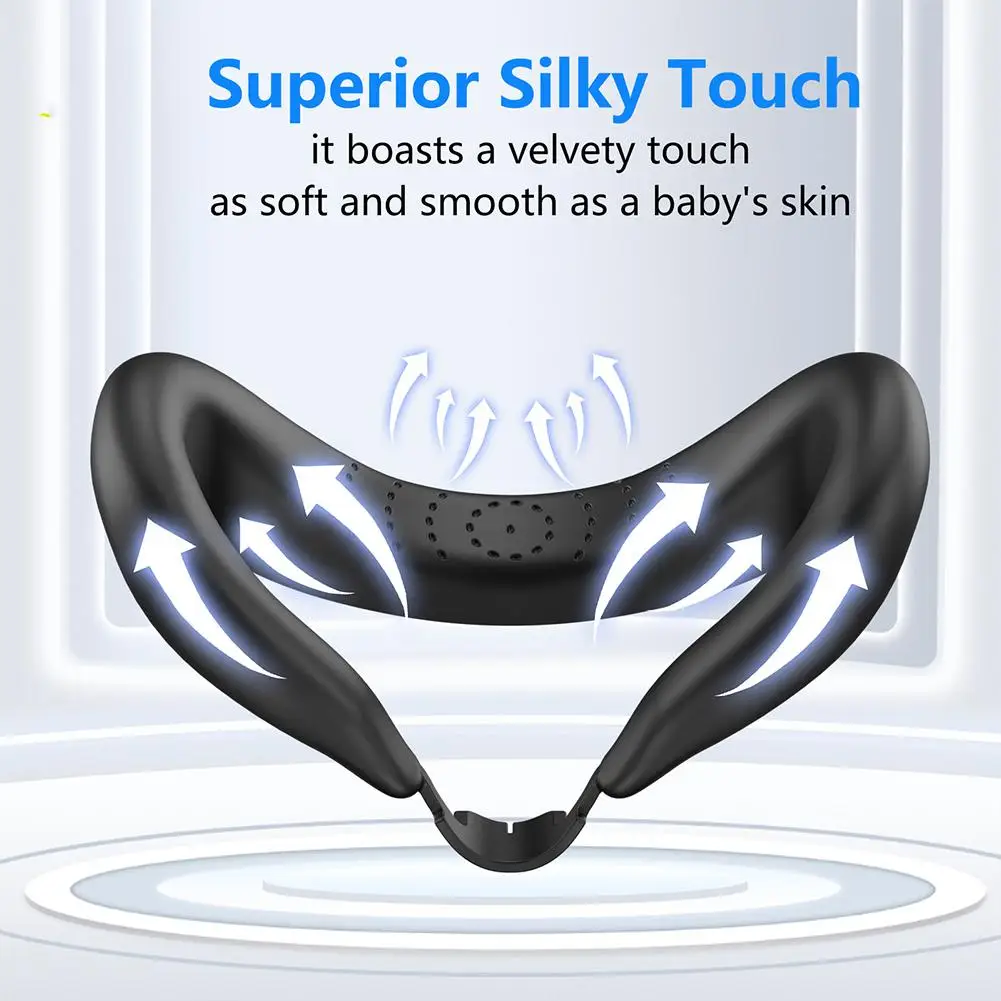 Силиконовая сменная подушка для лица с защитой от пота