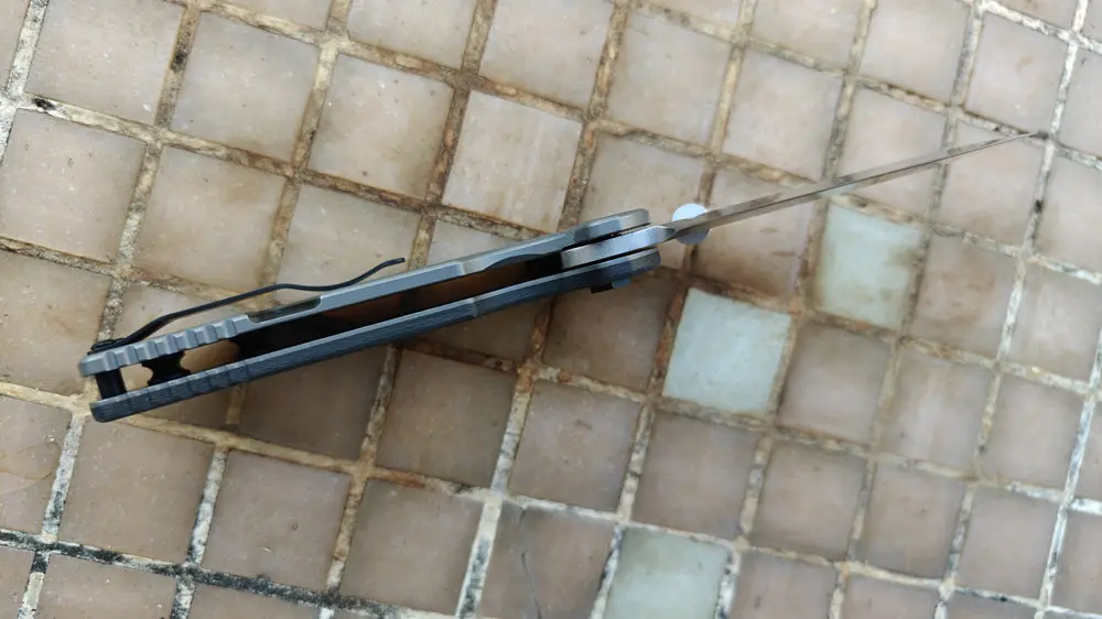 Складной нож JUFULE 0620CF Emerson Knives из углеродного волокна с титановым керамическим