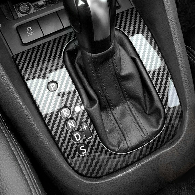 

ABS Carbon Fiber Central Console Gear Shift Panel Cover Trim Frame For VW Golf 6 MK6 2008 - 2013 Interior Accessories