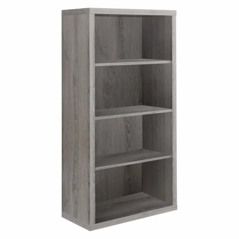 

Bookshelf, Bookcase, Etagere, 5 Tier, 48"H, Office, Bedroom, Laminate, Brown, Contemporary, Modern