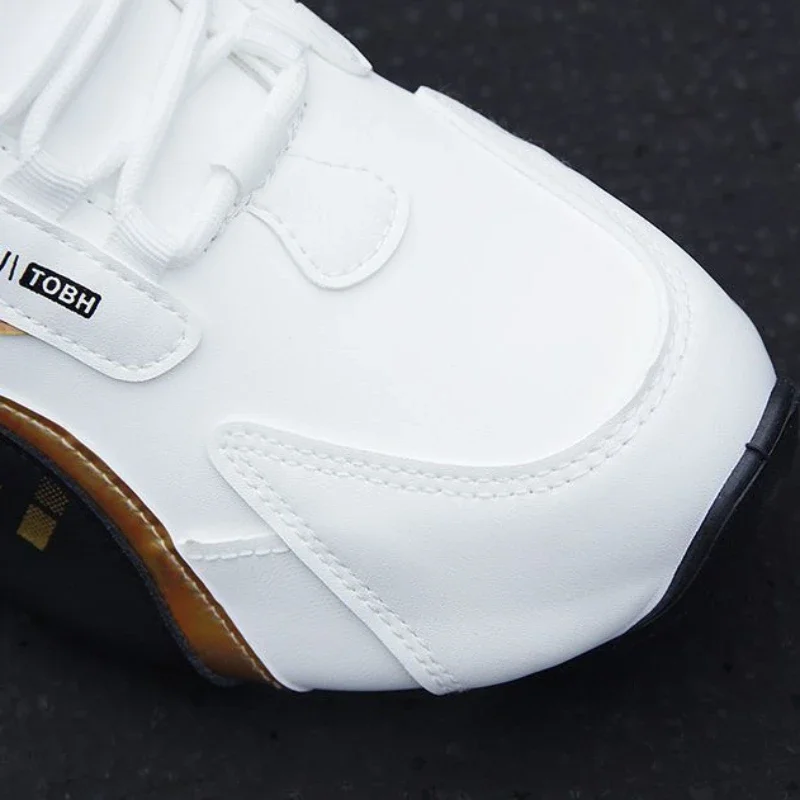 Мужские водонепроницаемые кроссовки из искусственной кожи повседневная