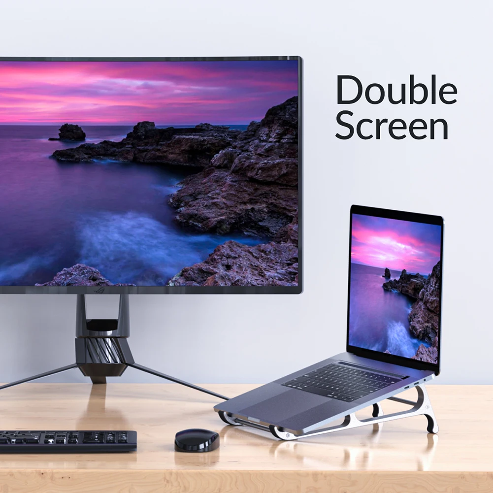 

Portable Laptop Support Stand Tripod Notebook Tablet Organizer Bracket Home Office Desktop Holder Vertical Bracket