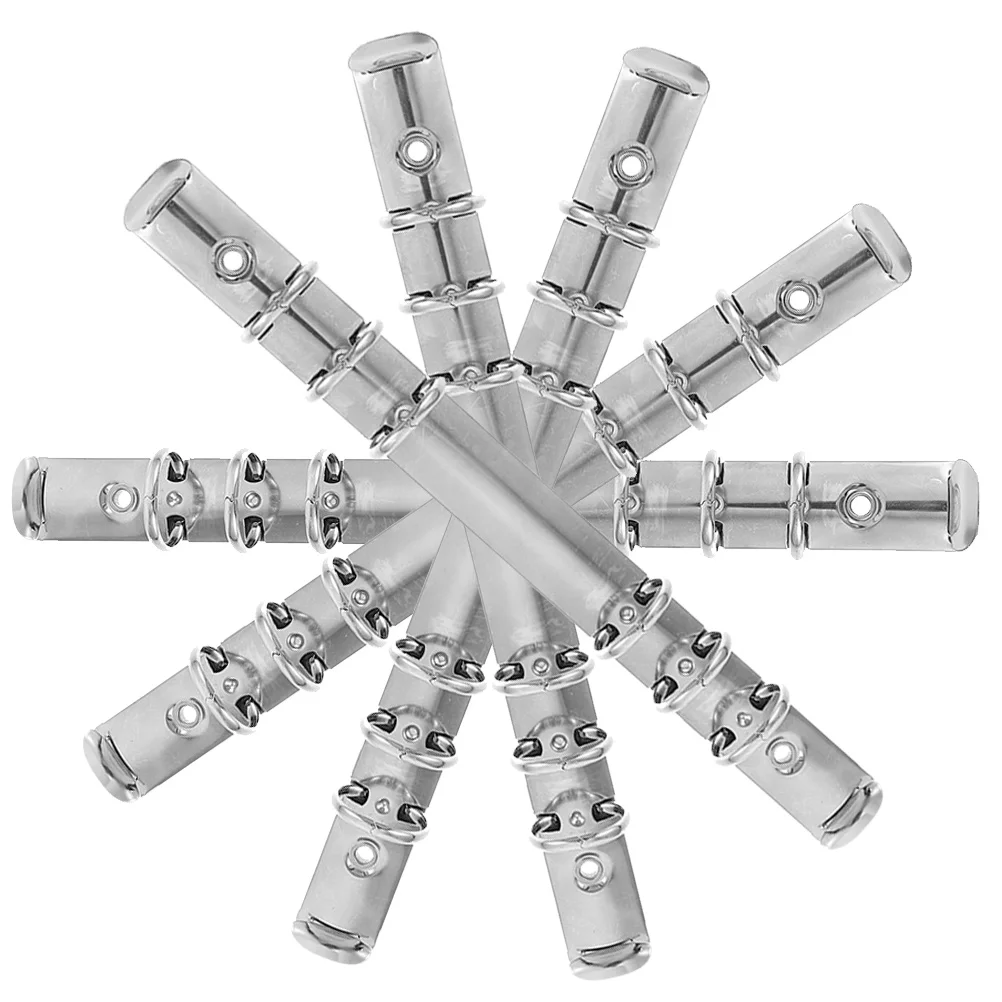 

5 Pcs Binder Round Ring Binders Photo Album Office 6-ring Inserts Loose Leaf Clips Rings Stationery Supplies Mechanisms