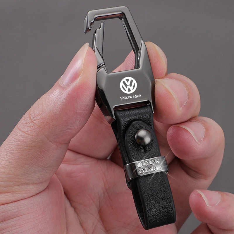 Металлический кожаный брелок с логотипом автомобиля металлический аксессуары