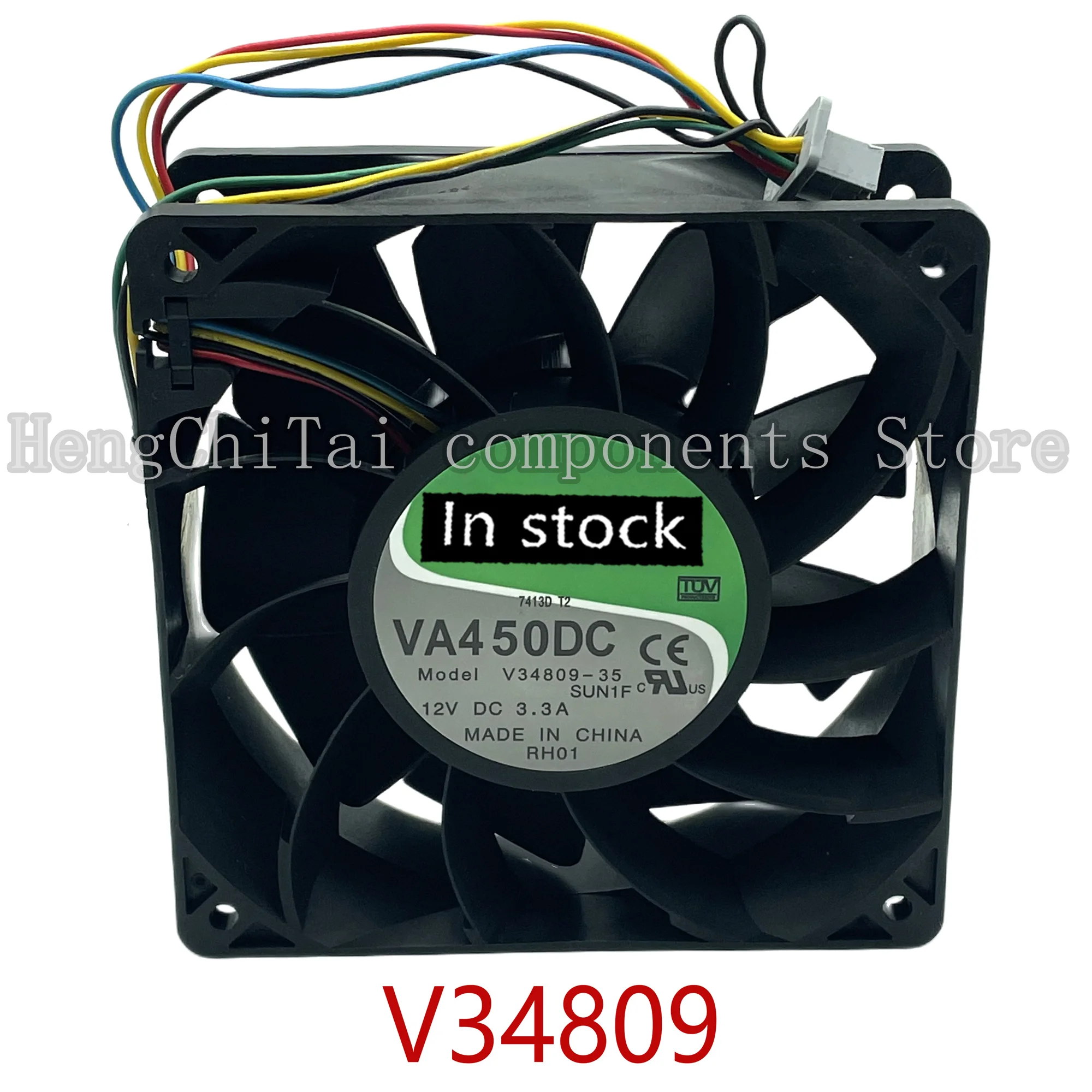 Оригинал, 100% рабочий параметры для майнинга биткоинов, 120*120*38 мм, 12 В, 5200 об/мин, куб. М