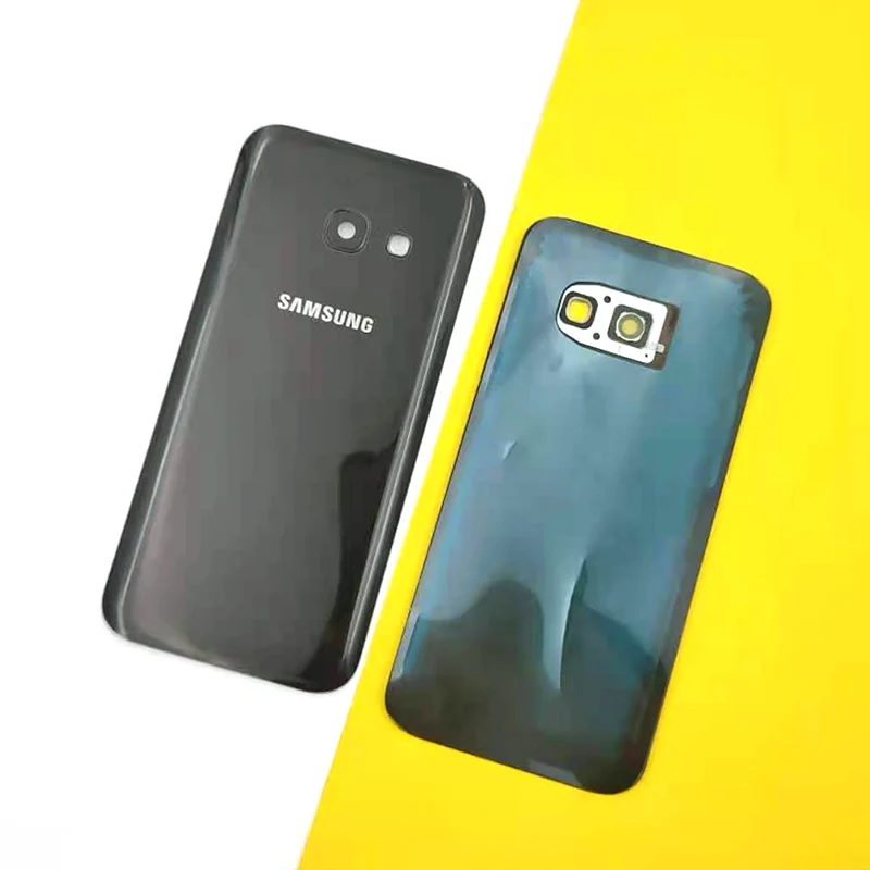 Новая задняя крышка батарейного отсека для Samsung Galaxy A3 2017 A320 A320F Замена + объектив