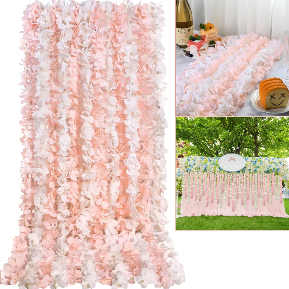 10 шт. гирлянда глицинии 39 дюймов поддельные подвесные цветы лоза вращающиеся