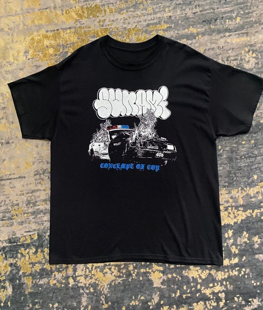 Sunami Band Music для влюбленных черная хлопковая футболка полный размер ZH03