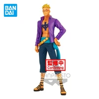bandai original one piece anime figure marco dxf action figure dolls toys for boys girls kids gifts collectible model ornaments