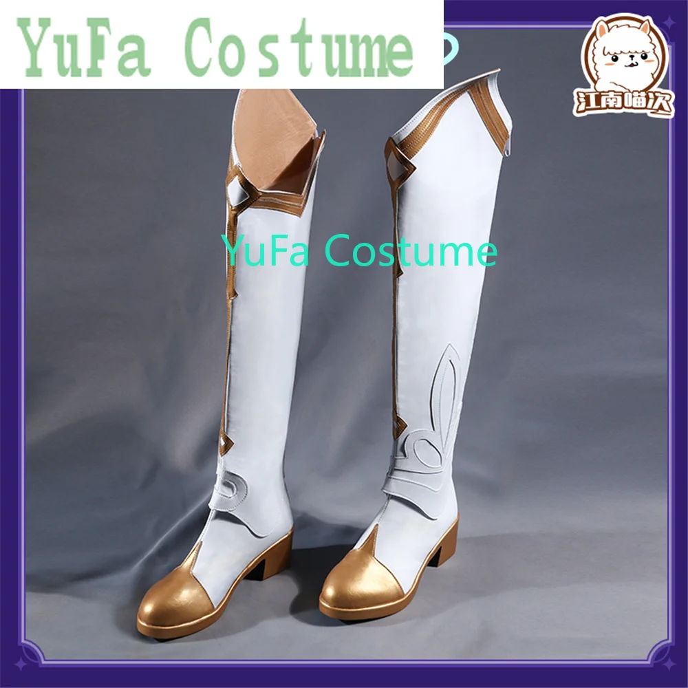 YuFa костюм Genshin Impact путешественник Lumine обувь для косплея ботинки игры аниме