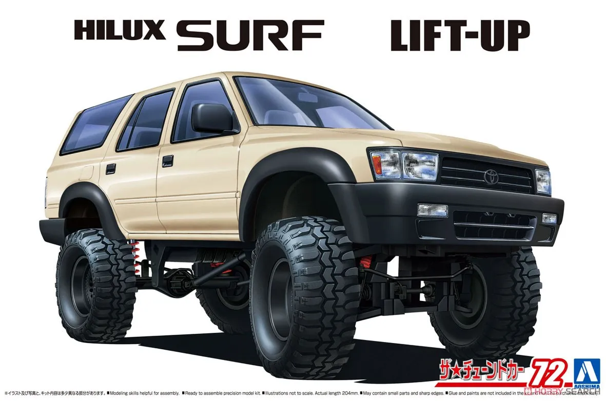 

Aoshin масштаб 1/24 для Toyota VZN130G Hilux серфинг подъемник 1991 Сборная модель автомобиля комплект игрушек aoshin 06397