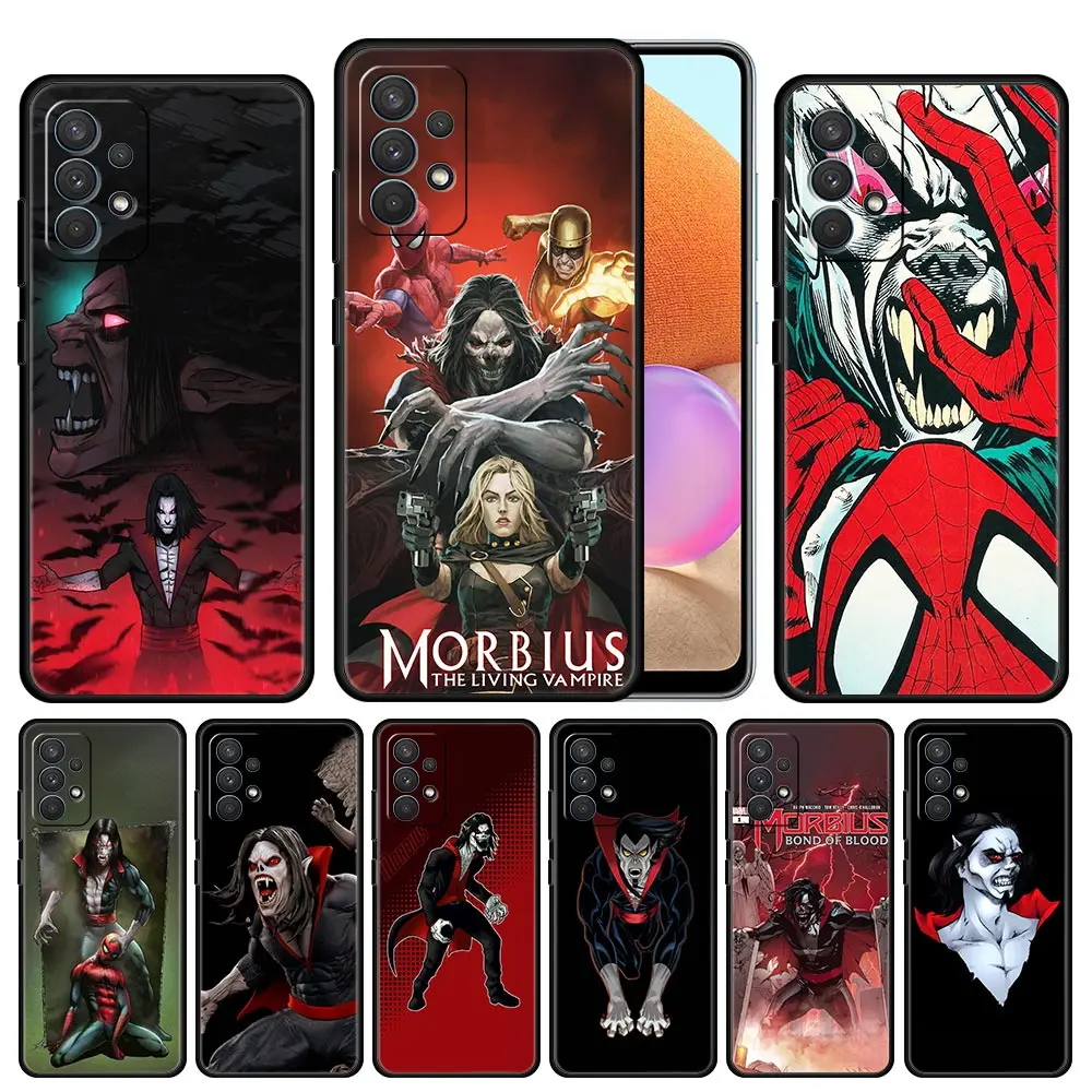 

Cover Case for Samsung Galaxy A01 A02 A03 A11 A12 A13 A21S A23 A31 A41 A51 A71 A91 A22 A32 A33 Luxury Japan Back Soft Morbius