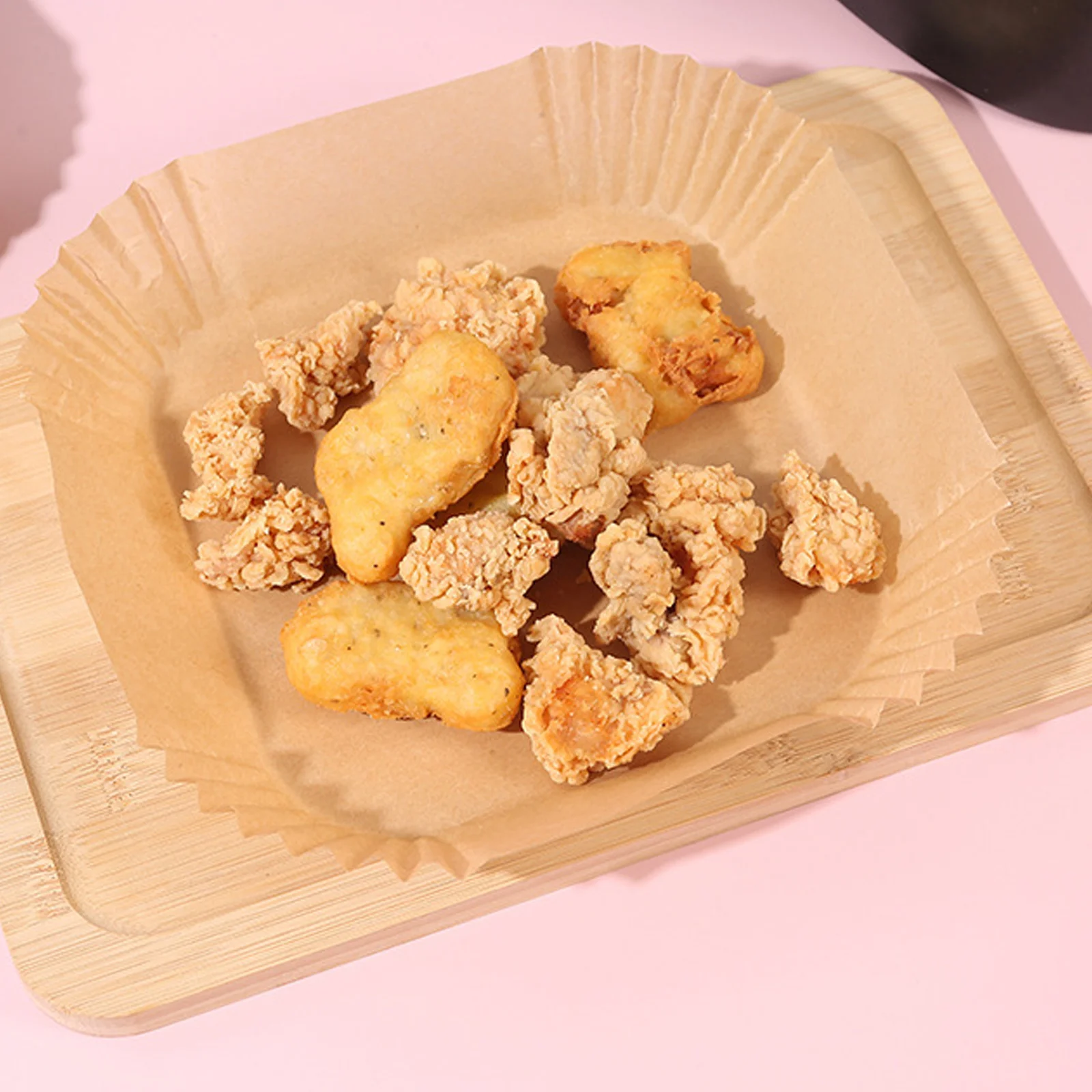 

50pcs Air Fryer Disposable Paper Liner Non-Stick Pad Pastry Tool Kitchen Oven Baking Paper Oil Resistant Absorber