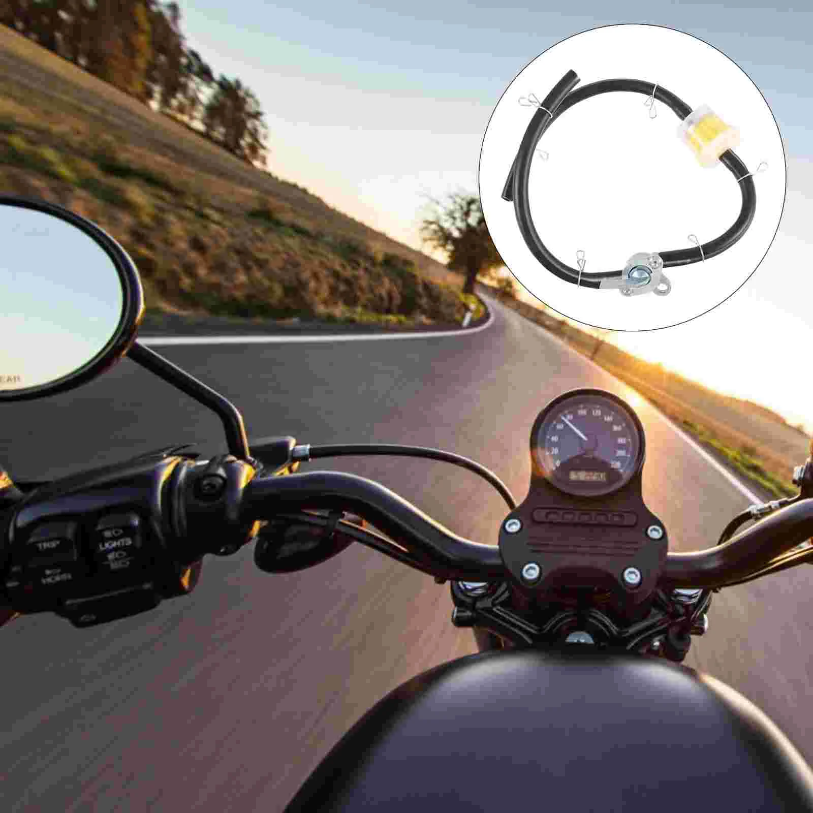 Бензиновый фильтр топливный шланг бензиновый для мотоцикла с кранами бака из