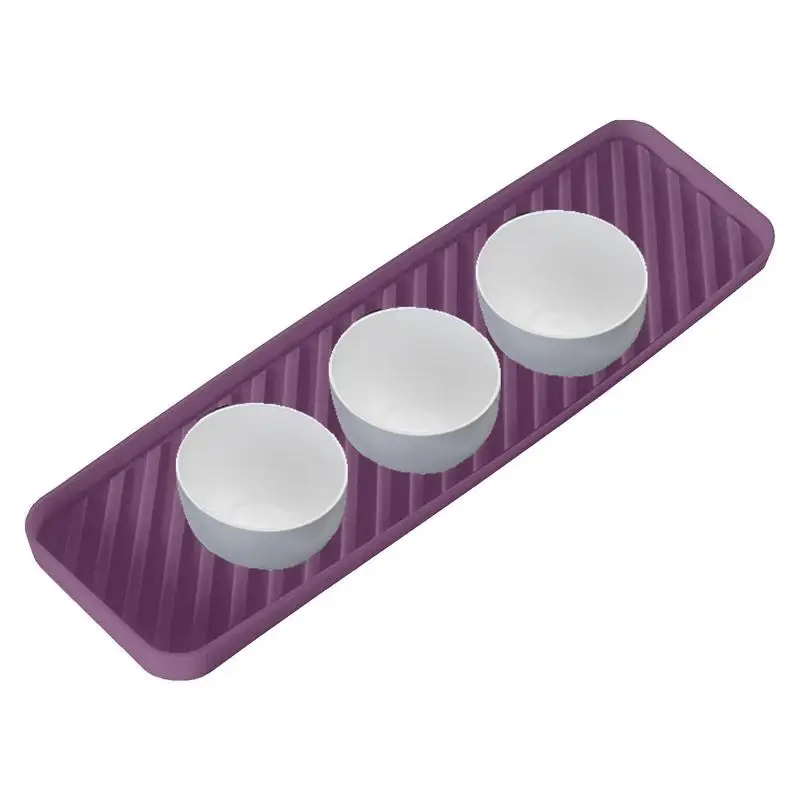 

Silicone Sponge Holder Silicone Sponge Tray Holder Non-Slip Portable Silicone Mats Multipurpose Sink Tray For Kitchen Bathroom