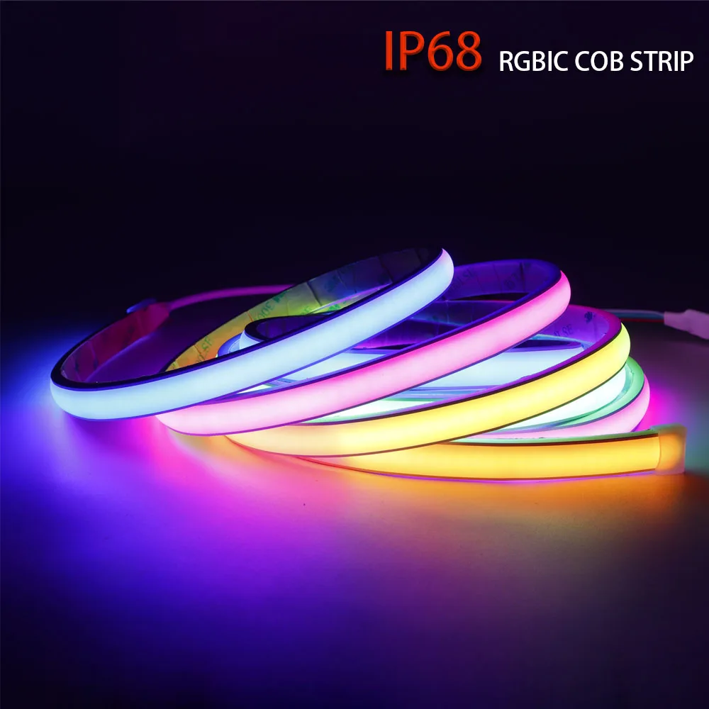 WS2811 FCOB 720 светодиодов/м Адресуемая Светодиодная лента RGBIC умная Dream Color умный