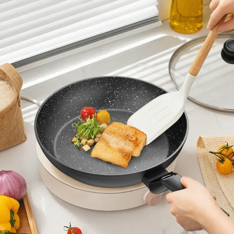 

Non Stick Frying Pan Aluminum Fried Egg Steak Pancake Kitchen Pan Cooking Pot Wok Saucepan Induction Cooker Gas Stove Cookware