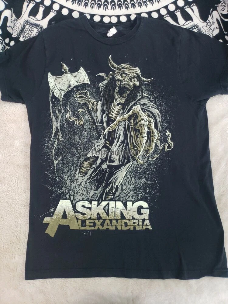 

Asking Alexandria Metal Medium Black Tshirt Rare