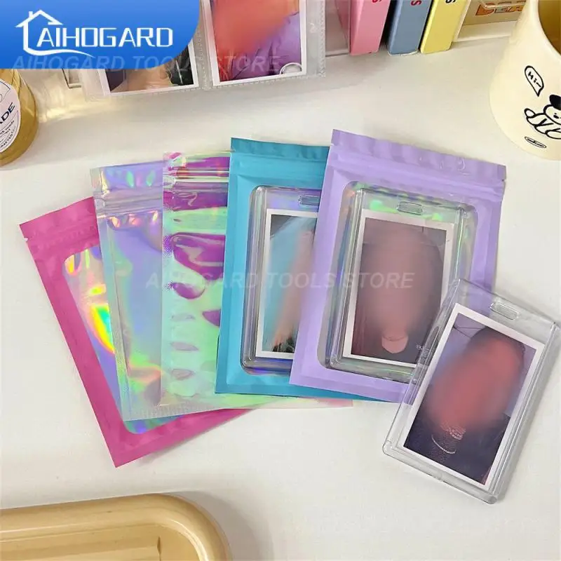 

Радужный самозапечатывающийся мешок, знаменитый цвет, доступен в нескольких цветах, Розничные ювелирные изделия, пластиковый пакет для упаковки ногтей
