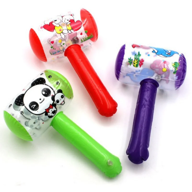 1PCS Random Color Inflatable Hammer with Bell Air Hammer Bab