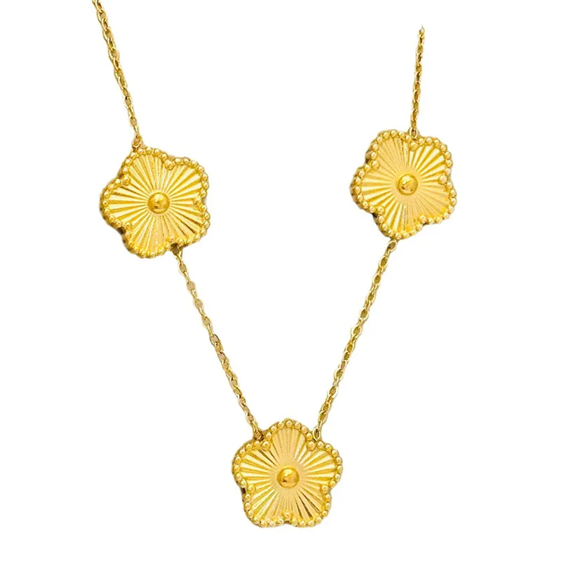 TAOPIN ожерелье из титановой стали универсальные серьги-гвоздики в форме цветка