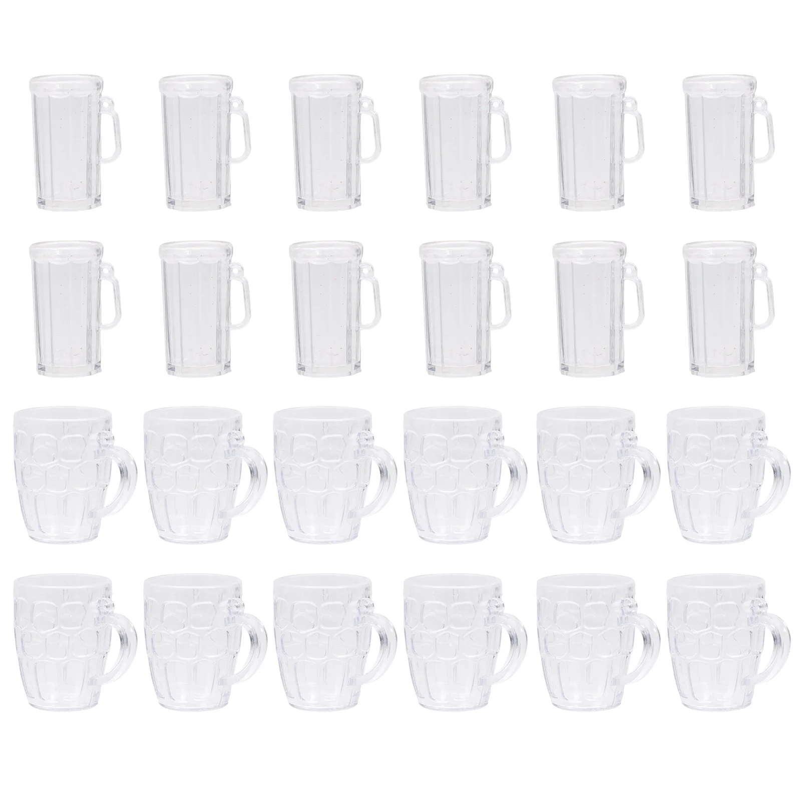 

24pcs Mini Mugs Model Miniature Cups Mini Beverage Cup Decorative Props