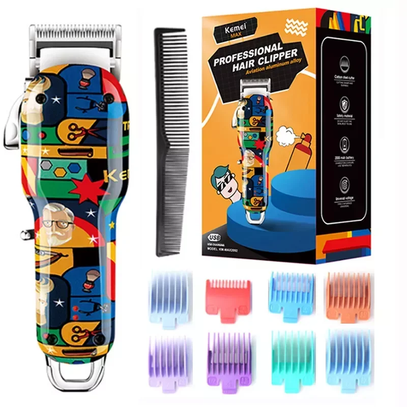 

adjustable cordless hair clipper for men professional hair trimmer precision haircut machine lithium ion