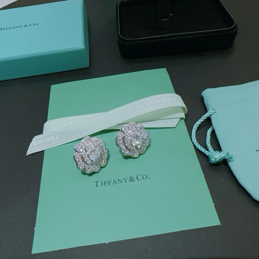 серьги Tiffany Модные массивные серьга с для женщин женская свадебная Повседневная