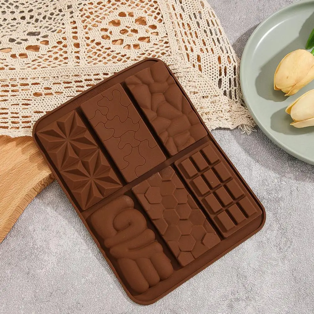 1 шт./2 шт. силиконовая форма для шоколада в Дубае 6-полая глубокого толстая конфет
