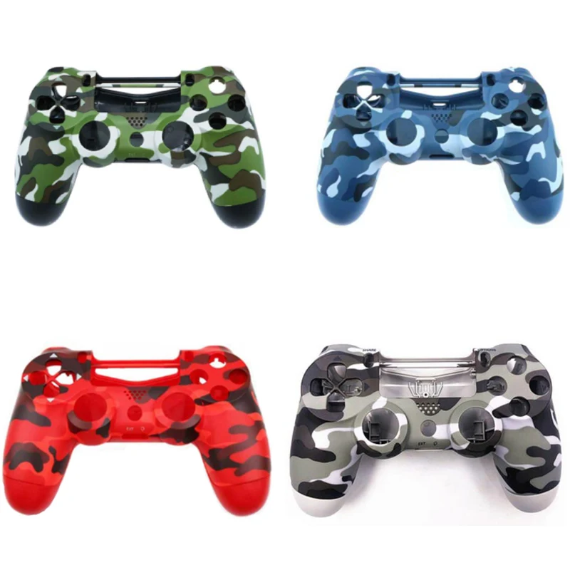 

Camouflage Front Back Plastic Upper Housing Shell Case For PS4 Pro 5.0 Controller JDS050 JDM-050 Playstation 4 JDM-055 JDS 055